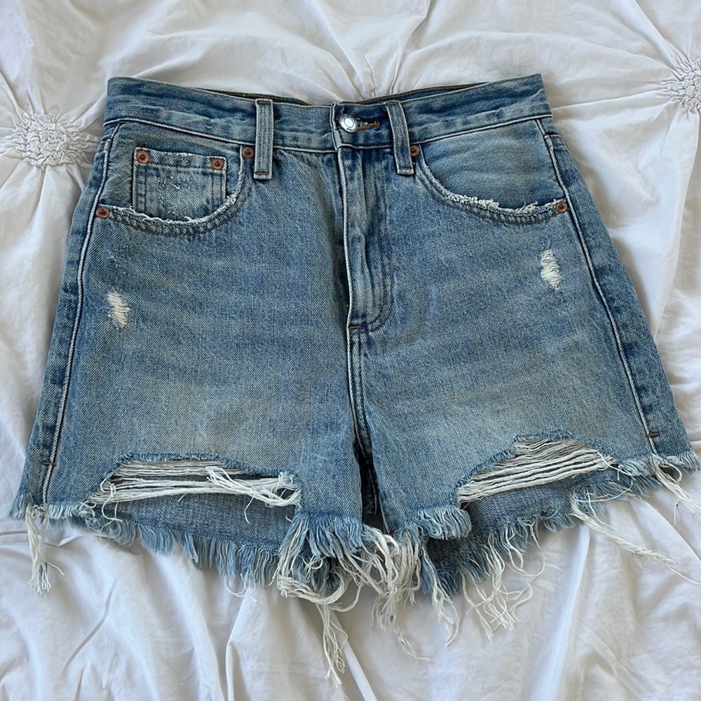 Pistola Maeve Super High Rise Cut Off - Dolores Park